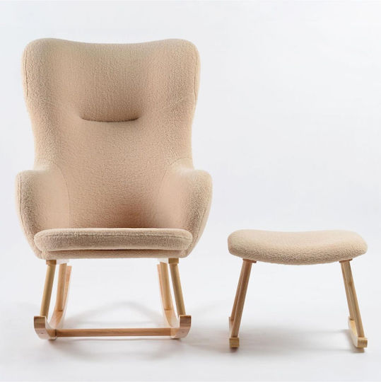 Baby Adventure Teddy Beige Nursing Rocking Chair
