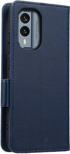 Портмоне Изкуствена кожа Тъмносин (Nokia X30 5G)