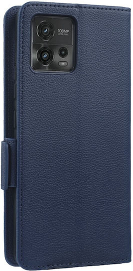 Brieftasche Synthetisches Leder Marineblau (Moto G72)