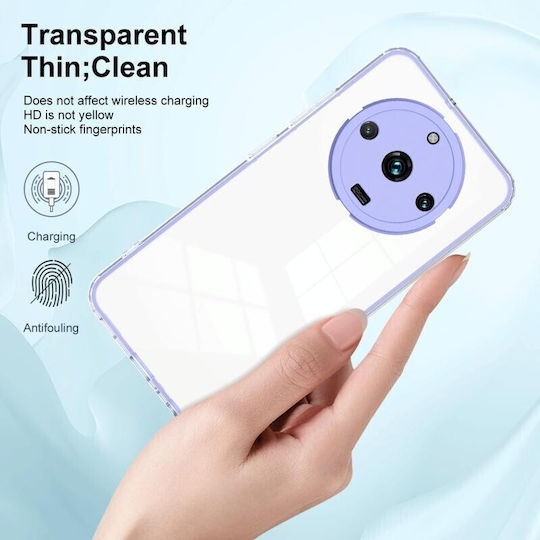 Color Frame Διάφανη Back Cover Σιλικόνης Μωβ (Realme 11 Pro / 11 Pro+)