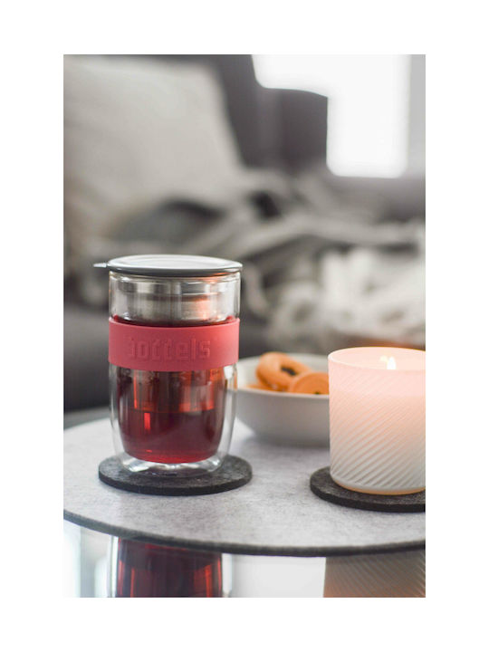 Boddels Seev Mug Red 380ml