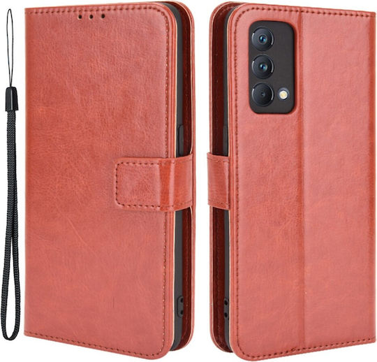 Erbord Wallet Δερματίνης / Πλαστικό / Σιλικόνης Καφέ (Realme GT Master)