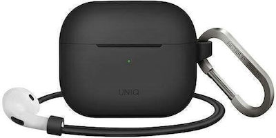 Uniq Vencer Case Silicone in Black color for Apple AirPods 3