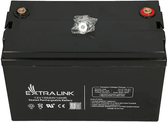 Extralink Μπαταρία UPS με Χωρητικότητα 100Ah και Τάση 12V 1τμχ