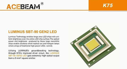 Acebeam LED с Максимална Яркост 6300лм