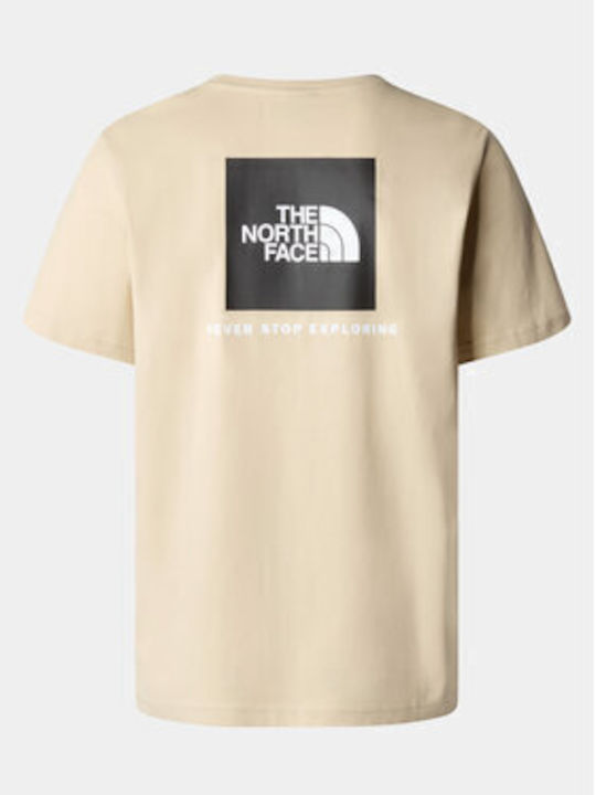 The North Face Redbox Ανδρικό T-shirt Κοντομάνικο Μπεζ