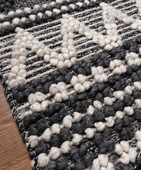 Silk Fashion Χαλί 70x160cm Σκούρο Γκρι