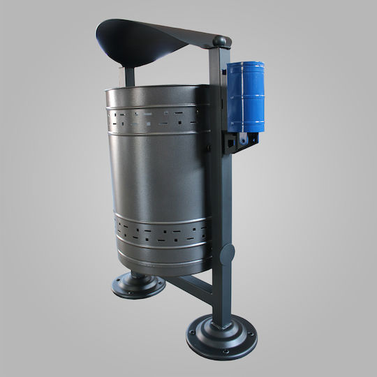 Material Systems Metal Coș de gunoi Deșeuri 100lt