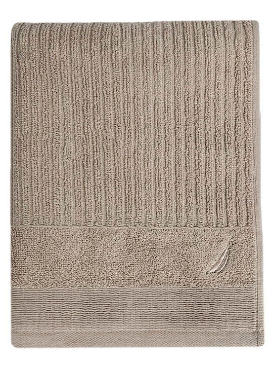 Nautica Πετσέτα Σώματος 70x140εκ. Καφέ Βάρους 570gr/m²