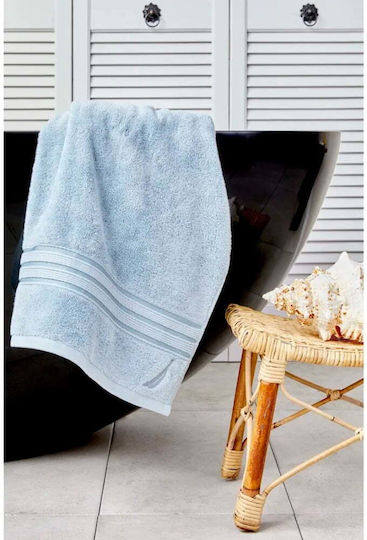 Nautica Prosop de corp 70x140cm. Albastru deschis Greutate 615gr/m²