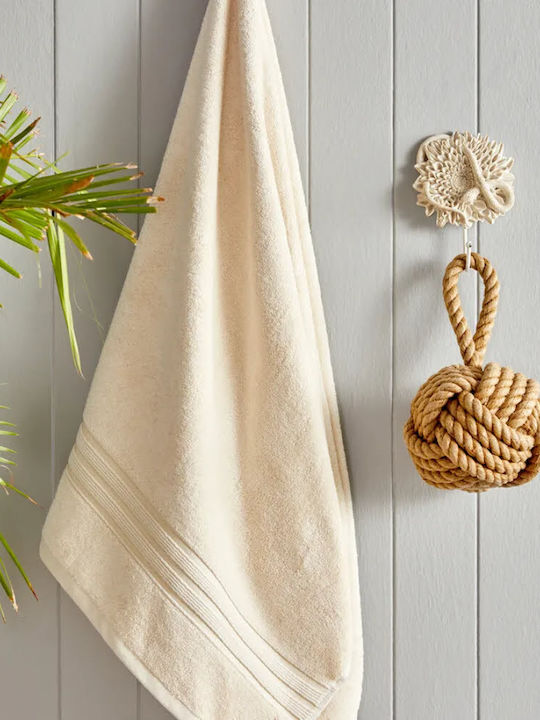Nautica Prosop de corp Ocean 90x160cm. Ecru Greutate 600gr/m²