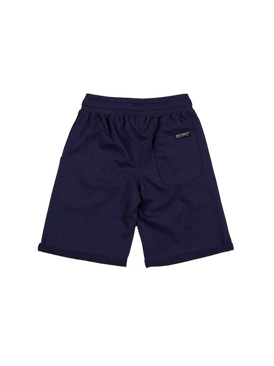 District75 Kinder Shorts/Bermudas Stoff Βερμούδα Φούτερ Blau