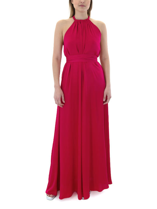 Moutaki Maxi Dress Fuchsia