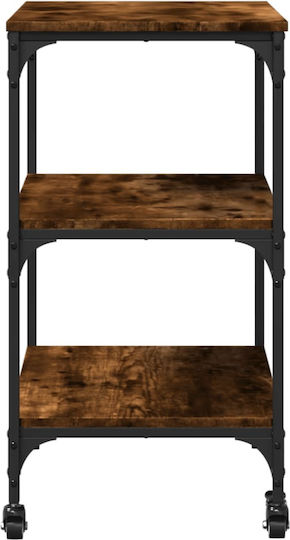 vidaXL Ραφιέρα Κουζίνας Ξύλινη Καφέ 60x41x76cm