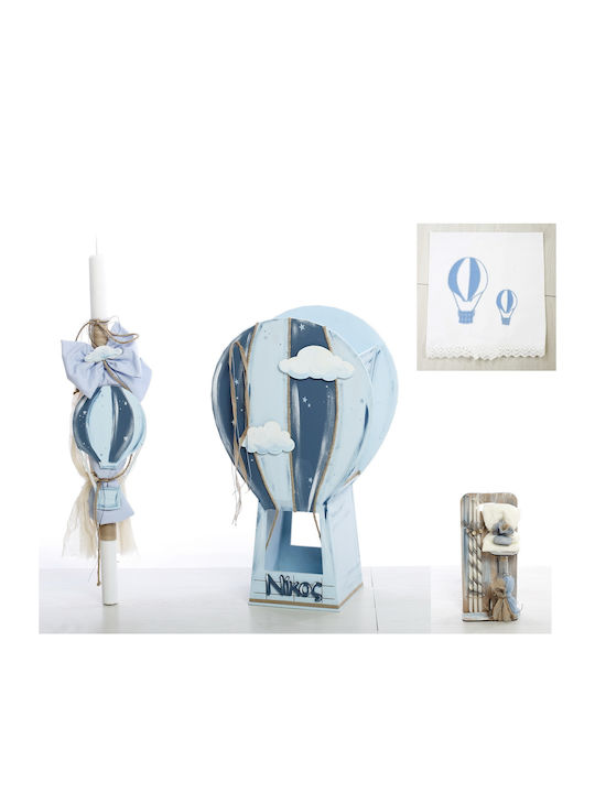 Bellissimo Bellissimo Baptism Set with Hot Air Balloon Theme