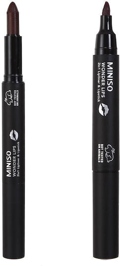 Miniso Wonder Lips Σετ Κραγιόν 01 Κόκκινο Κρασιού