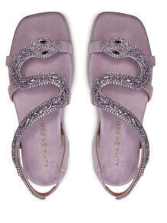 Sandale Casual Damă Violet