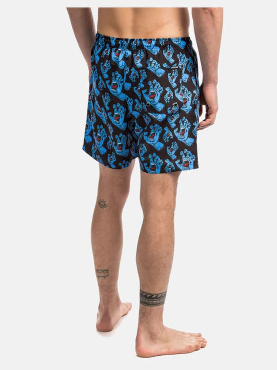 Santa Cruz Youth Hands Kids Swimwear Swim Shorts Black