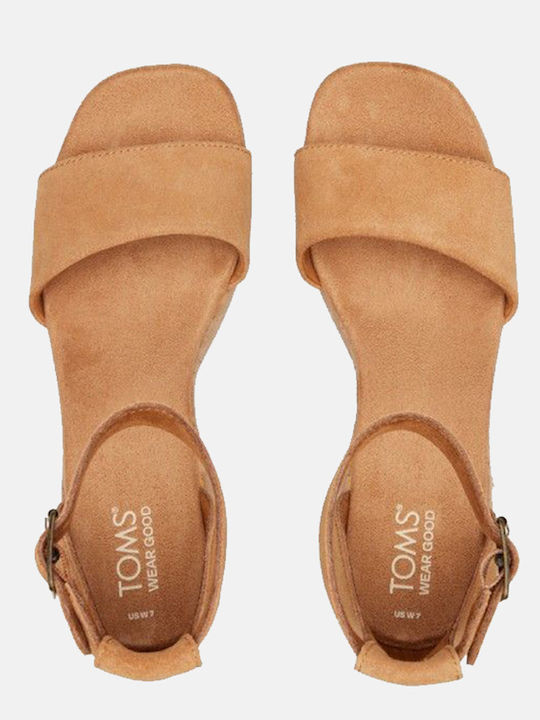 Laila Heel Sandals Καλοκαιρινές Γυναικείες Πλατφόρμες Ταμπά