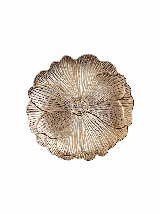 Butlers Metallic Decorative Platter Gold 31x31cm