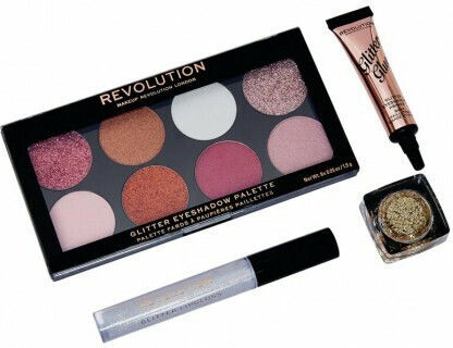 Revolution Beauty Kit Παλέτα Μακιγιάζ Glitter Palette