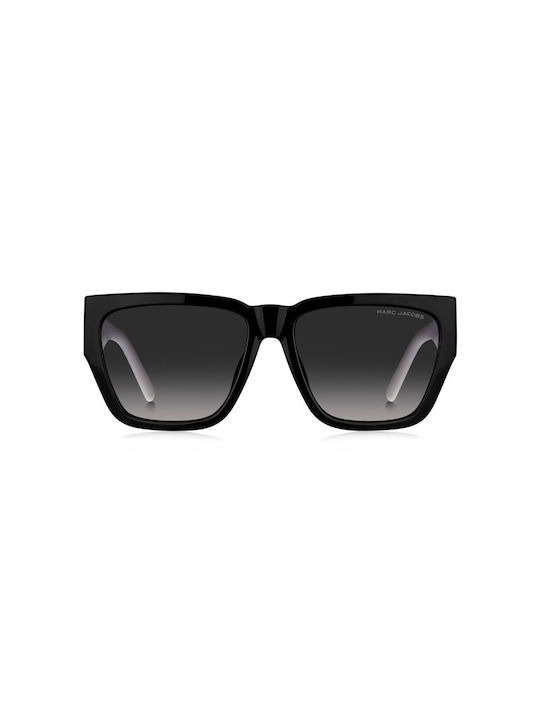 Marc Jacobs Femei Ochelari de soare cu Negru Din plastic Rame și Negru Ochelari de soare Lentilă MJ 646/S 80S9O