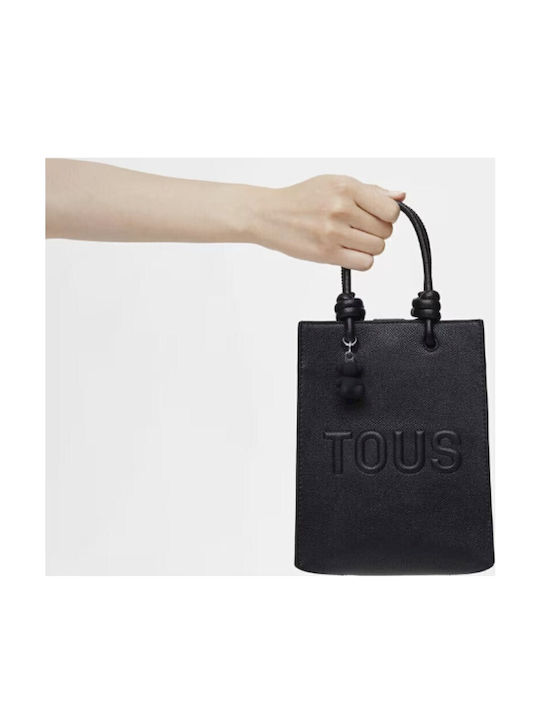 Rue Eco-Leder Damen Handytasche Schwarz