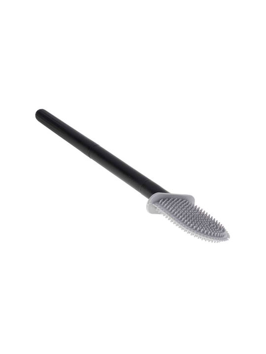 ikonka Plastic Toilet Brush Black