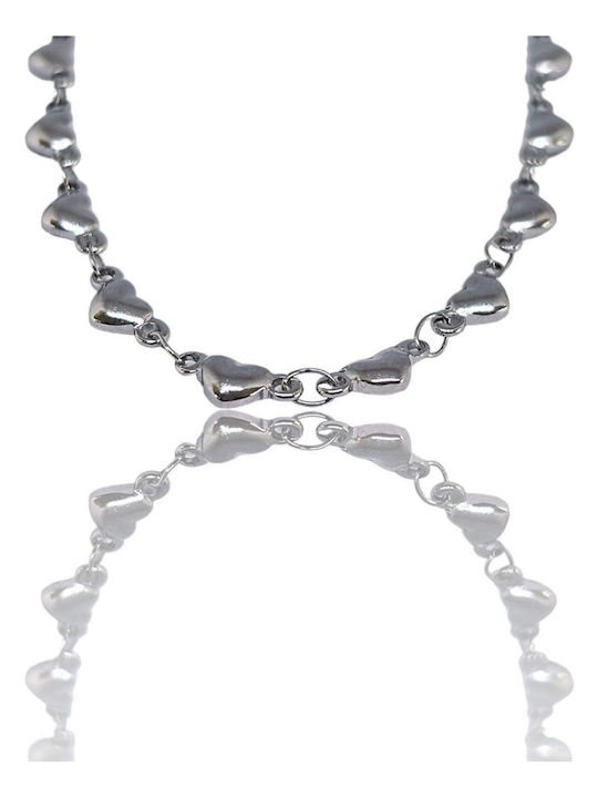 Buhay Bracelet Anklet Chain with design Heart made of Steel