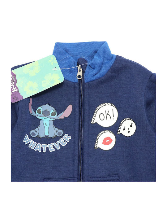 Kids Sweatpants Set Dark Blue 2pcs Lilo & Stitch