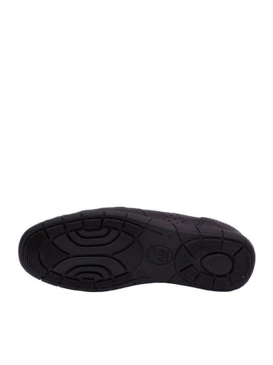 Men's Leather Moccasins Black