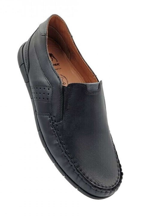 Men's Leather Moccasins Black