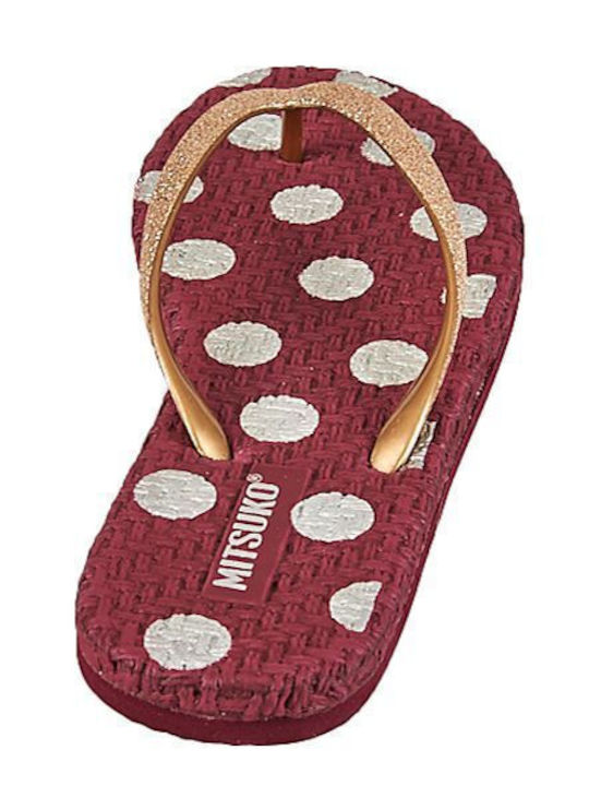 Frauen Flip Flops in Gold Farbe
