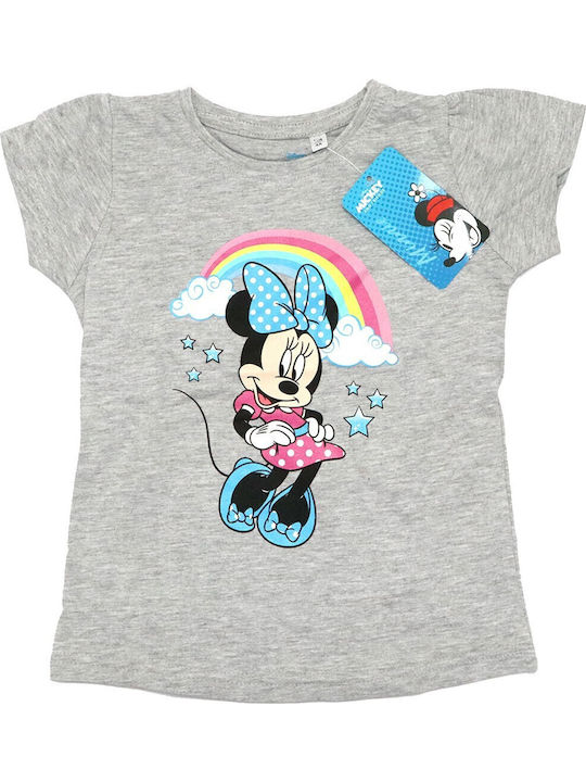 Disney Kinder Schlafanzug Sommerlich Gray Minnie Mouse