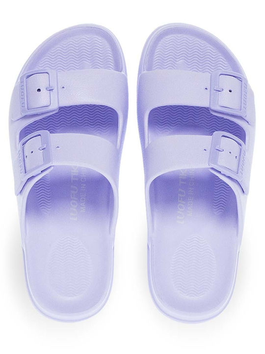 Flip Flops in Sandal Style in Purple Colour
