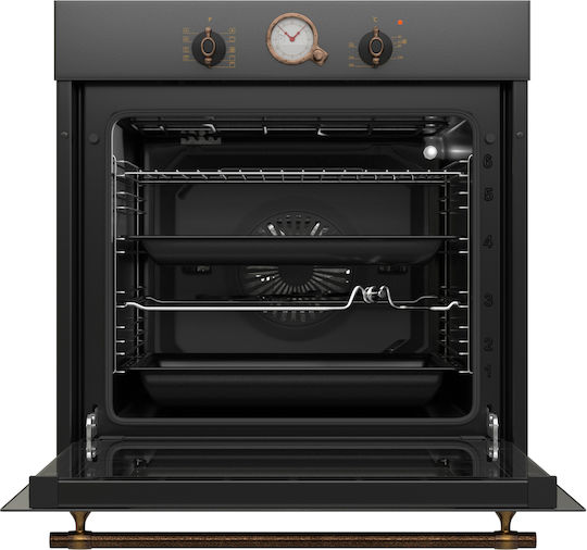 Thermogatz TGS 5580 XL Rustic Φούρνος άνω Πάγκου 60lt Π59.5εκ. Ανθρακί