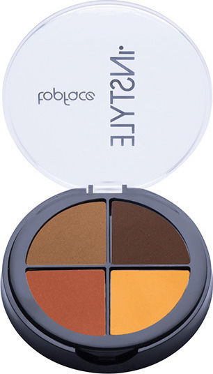 INstyle Quarted Eyeshadow Палитра с Сенки за Очите в Пресована Пудра 10гр