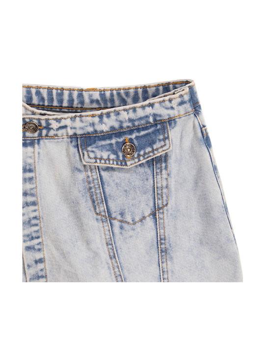 Kinder-Shorts/Bermudas Strampelanzug Denim Rot