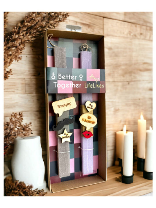 Candles for Couples Round 2 Pieces Candles for Couples Round 2 Pieces