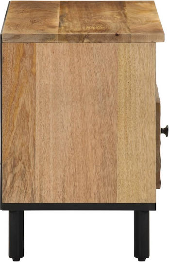 TV-Ständer aus Massivholz Braune M80xT33xH46cm