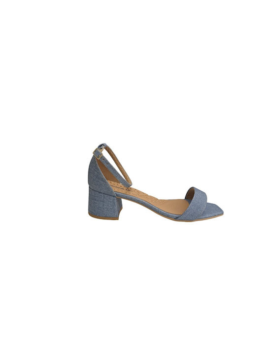 Piccadilly Women's Sandals Blue with Low Heel