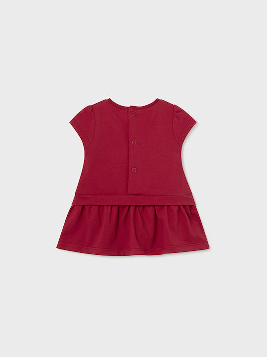 Mayoral Newborn Dress Newborn Ref.No. 24-01832-045 Red