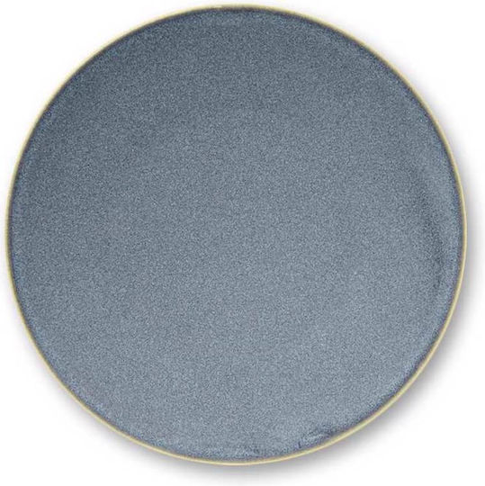 Cryspo Trio Plate Shallow made of Porcelain Blue with Diameter 27cm 6pcs