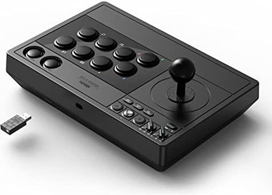8Bitdo Arcade Stick 81JA Ασύρματο & Ενσύρματο Gamepad για PC / Xbox One / Xbox Series Μαύρο