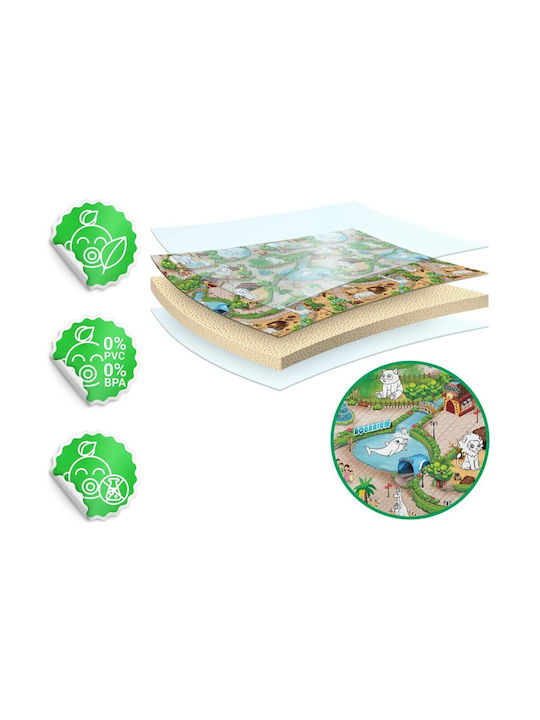 Ricokids Kinder Teppich Grün 120x90cm