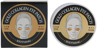 Set Of 60 Hydrogel Eye Patches With Gold, Collagen And Spirulina, Wokali, Eye Patch