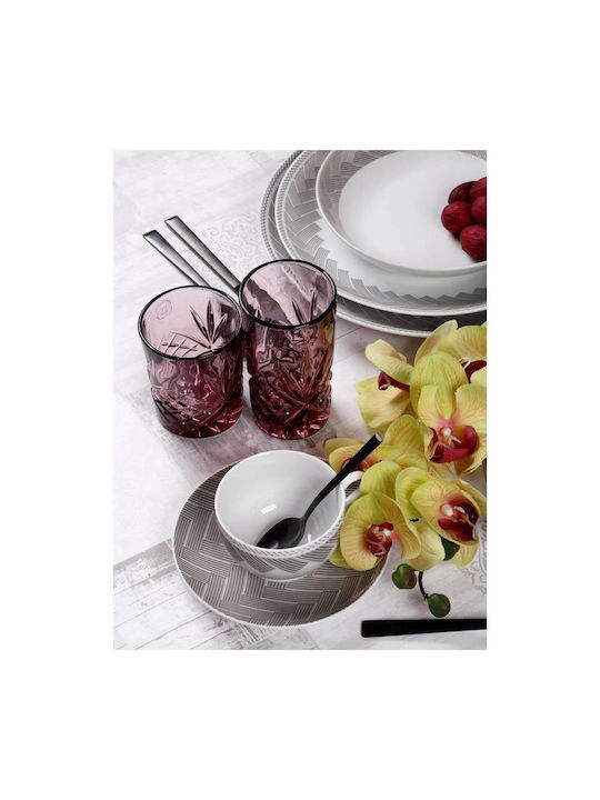 Cryspo Trio 'plaza' Mug from Porcelain Gray 6pcs