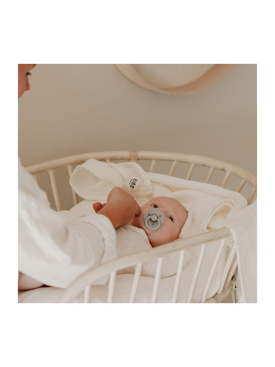 Bibs Pânze de Înfășat din Muselină Bej 70x70εκ. 2buc