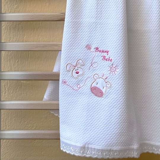 Bunny Bebe Πάνα Αγκαλιάς Ροζ 76x90εκ.