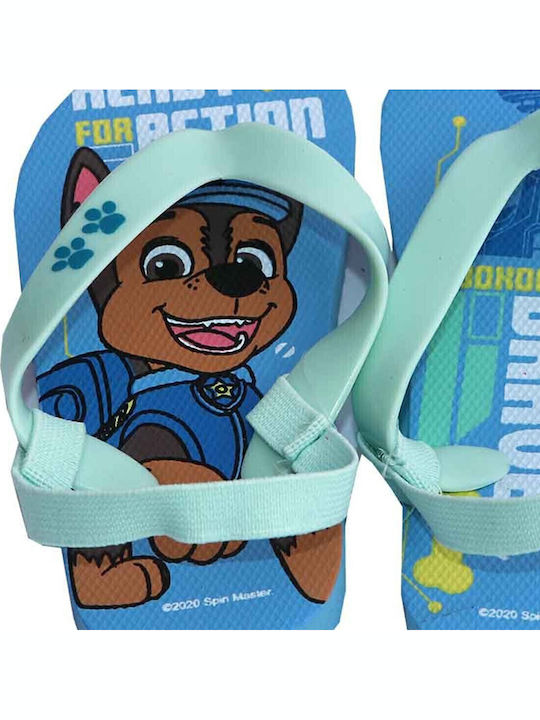 Șlapi pentru copii Flip Flops Paw Patrol Albastre
